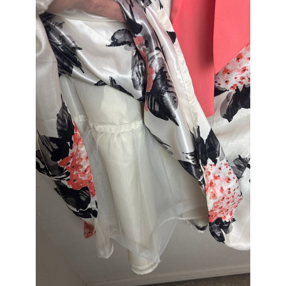 Jessica Howard Floral Ruffle Dress Size 16 - Picture 6 of 14